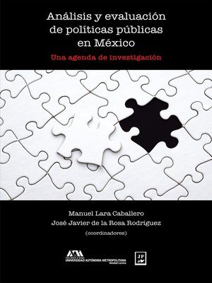 cover image of Análisis y evaluación de políticas públicas en México